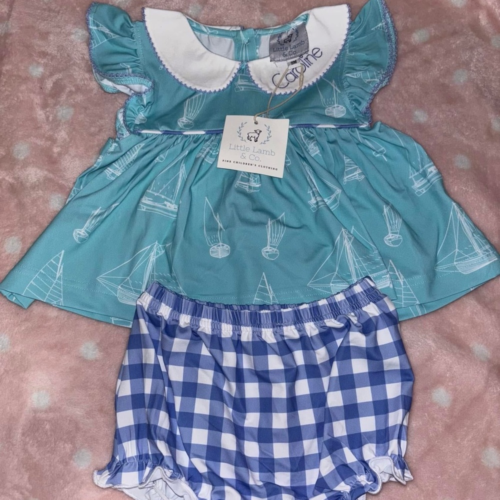 Little lamb diaper set